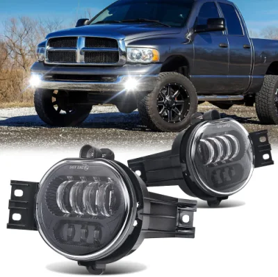 Accesorios para coche, lámpara LED antiniebla para conducción, luz diurna DRL para Dodge RAM 1500 2500 3500 2002 2003 2004 2005 2006 2007 2008