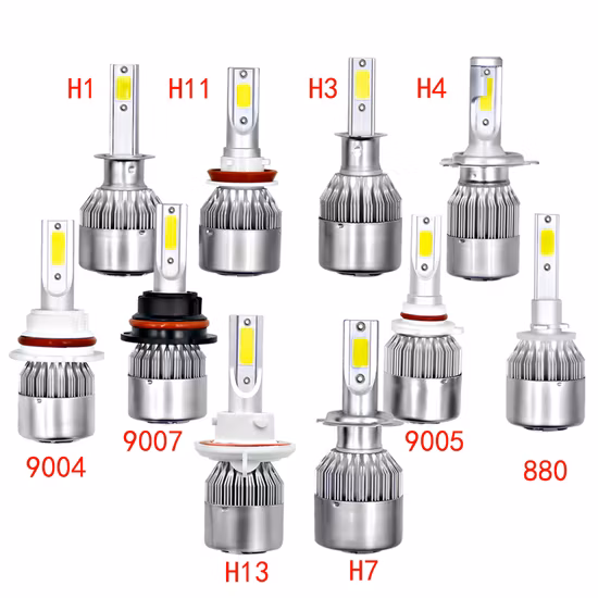 Faro LED para coche C6 LED 8000lm H3 H4 H7 H11