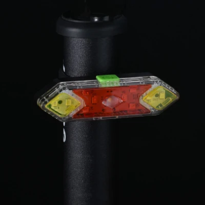 Luces traseras de advertencia nocturna para ciclismo, lámpara de larga duración, luz trasera para bicicleta, impermeable, recargable por USB, luces traseras para bicicletas de montaña Wbb18313