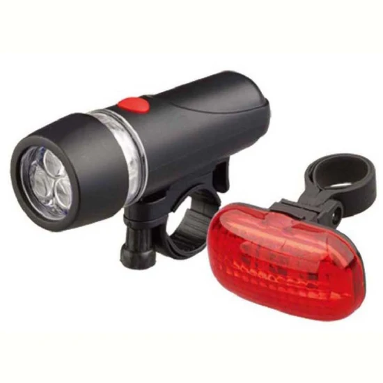 Luz frontal de bicicleta LED recargable por USB para ciclismo de seguridad (HLT